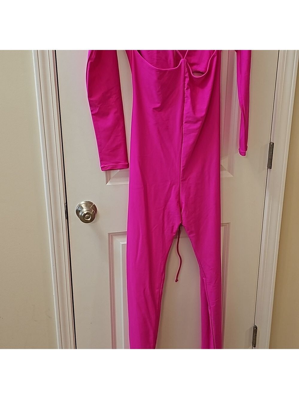 1318. NWT SKIMS Lace Up Catsuit - Picture 9 of 10
